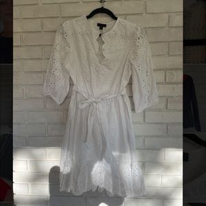 J crew white dress